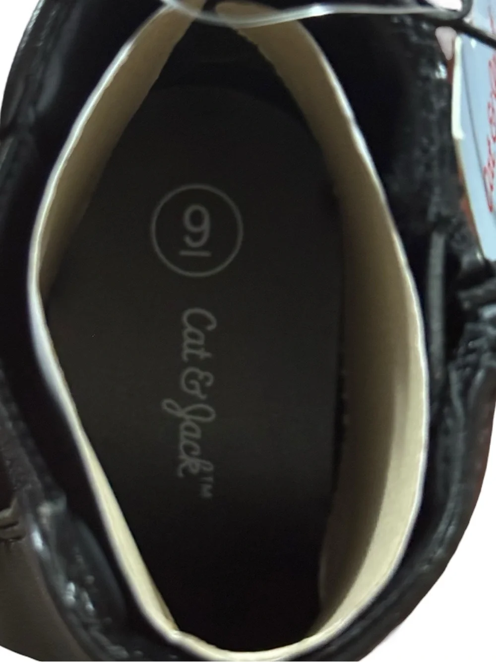 Cat & Jack Brandy Chelsea Ankle Boots Sz 9 Black NWT